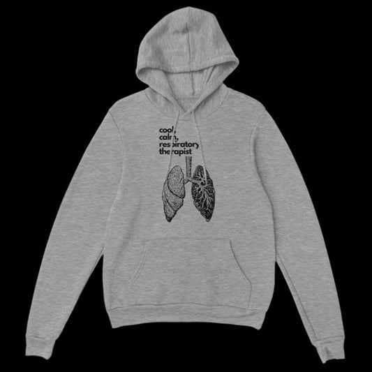 Calm, cool, respiratory therapist Classic Unisex Pullover Hoodie | - Rowantree Clothing and Accessories Inc