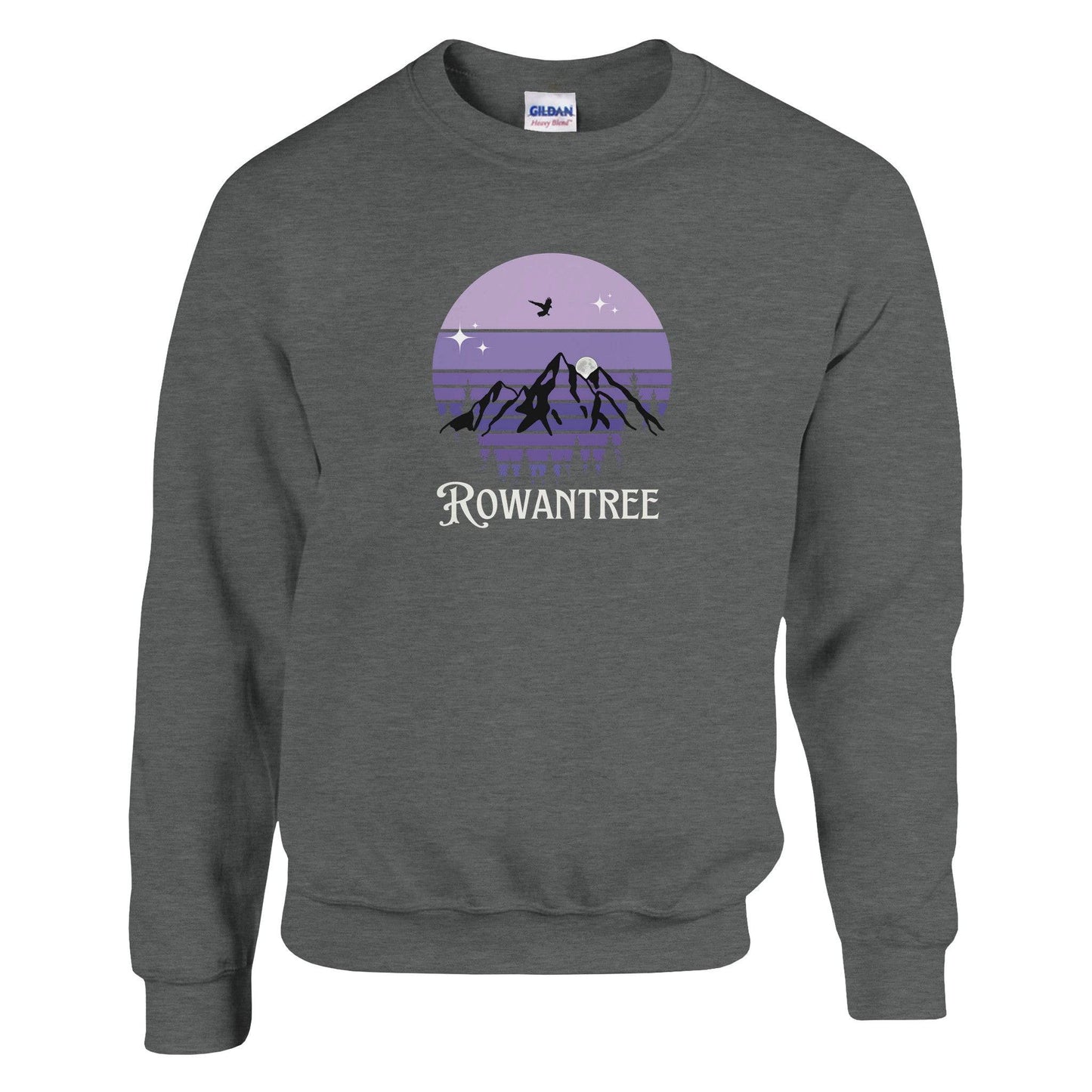 Classic Unisex Crewneck Sweatshirt |Amethyst Mountains - Rowantree Clothing and Accessories Inc