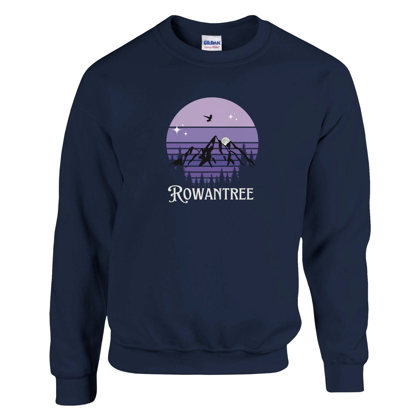 Classic Unisex Crewneck Sweatshirt |Amethyst Mountains - Rowantree Clothing and Accessories Inc