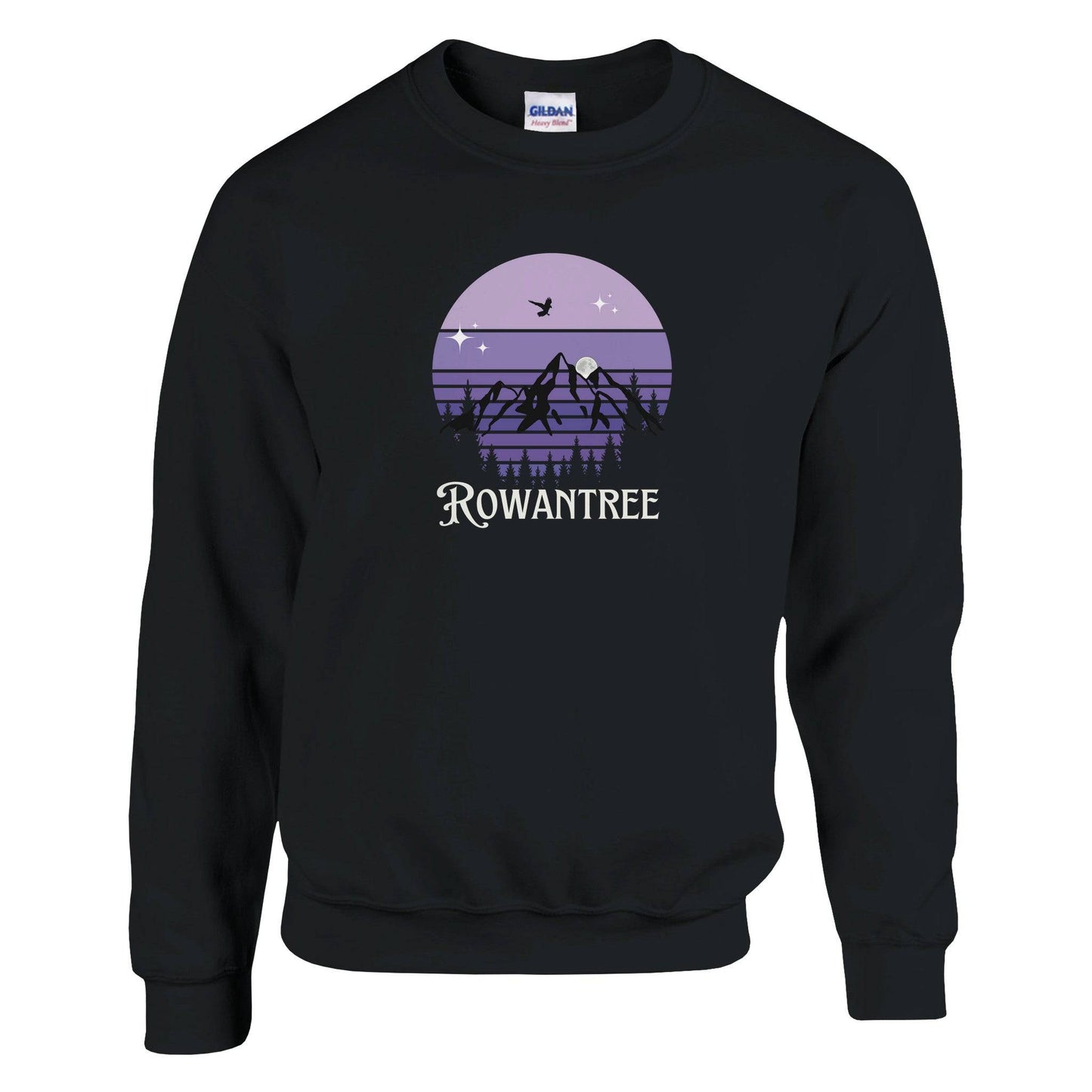 Classic Unisex Crewneck Sweatshirt |Amethyst Mountains - Rowantree Clothing and Accessories Inc