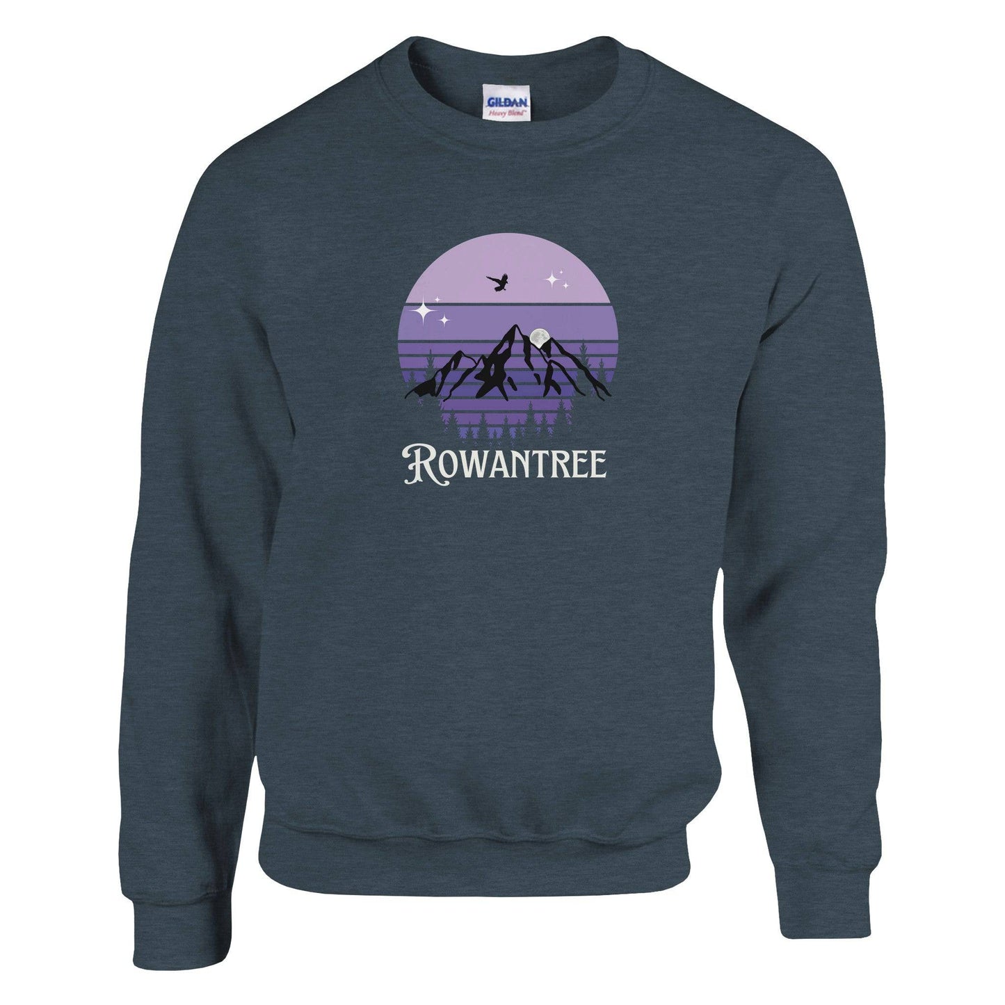 Classic Unisex Crewneck Sweatshirt |Amethyst Mountains - Rowantree Clothing and Accessories Inc