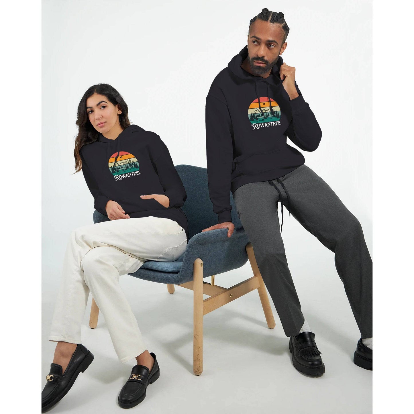 Classic Unisex Pullover Hoodie - Rowantree Clothing and Accessories Inc