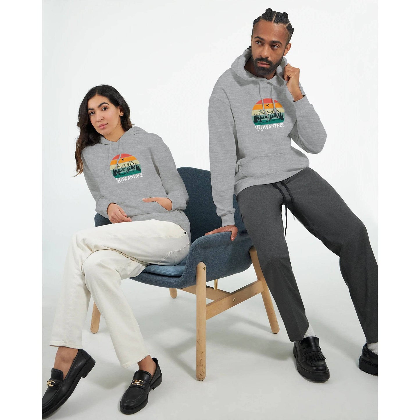 Classic Unisex Pullover Hoodie - Rowantree Clothing and Accessories Inc