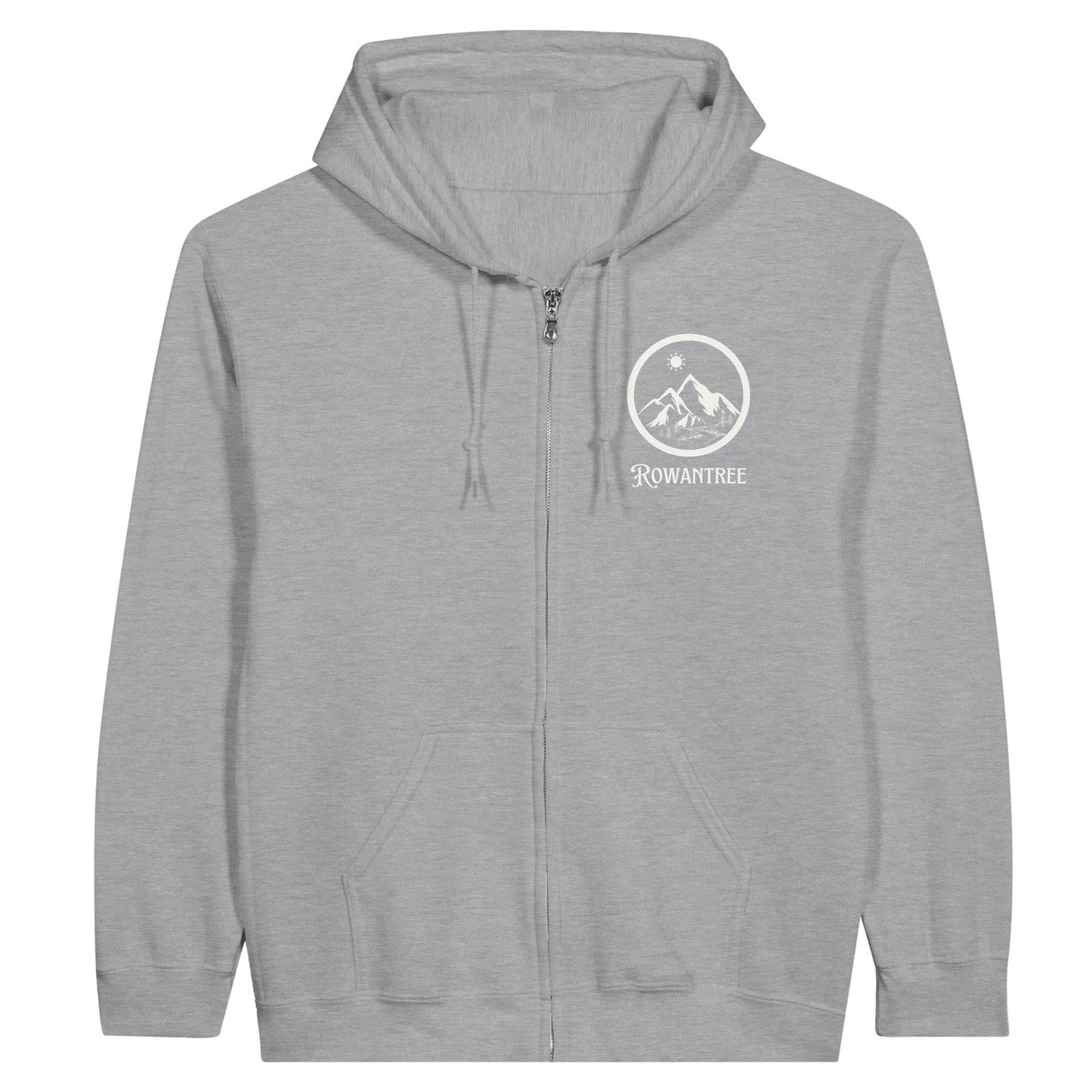 Classic Unisex Zip Hoodie - Rowantree Clothing and Accessories Inc