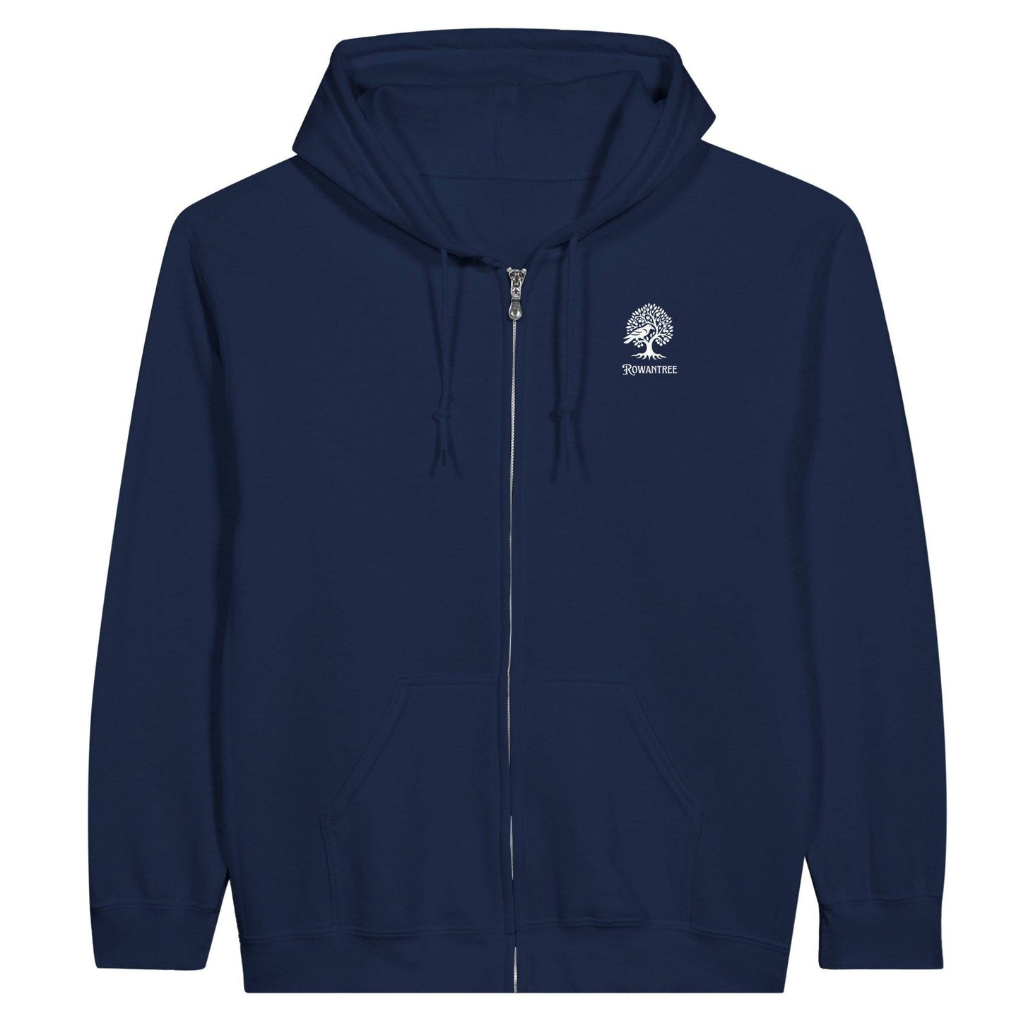 Crowing in the Moon Classic Unisex Zip Hoodie - Rowantree Clothing and Accessories Inc