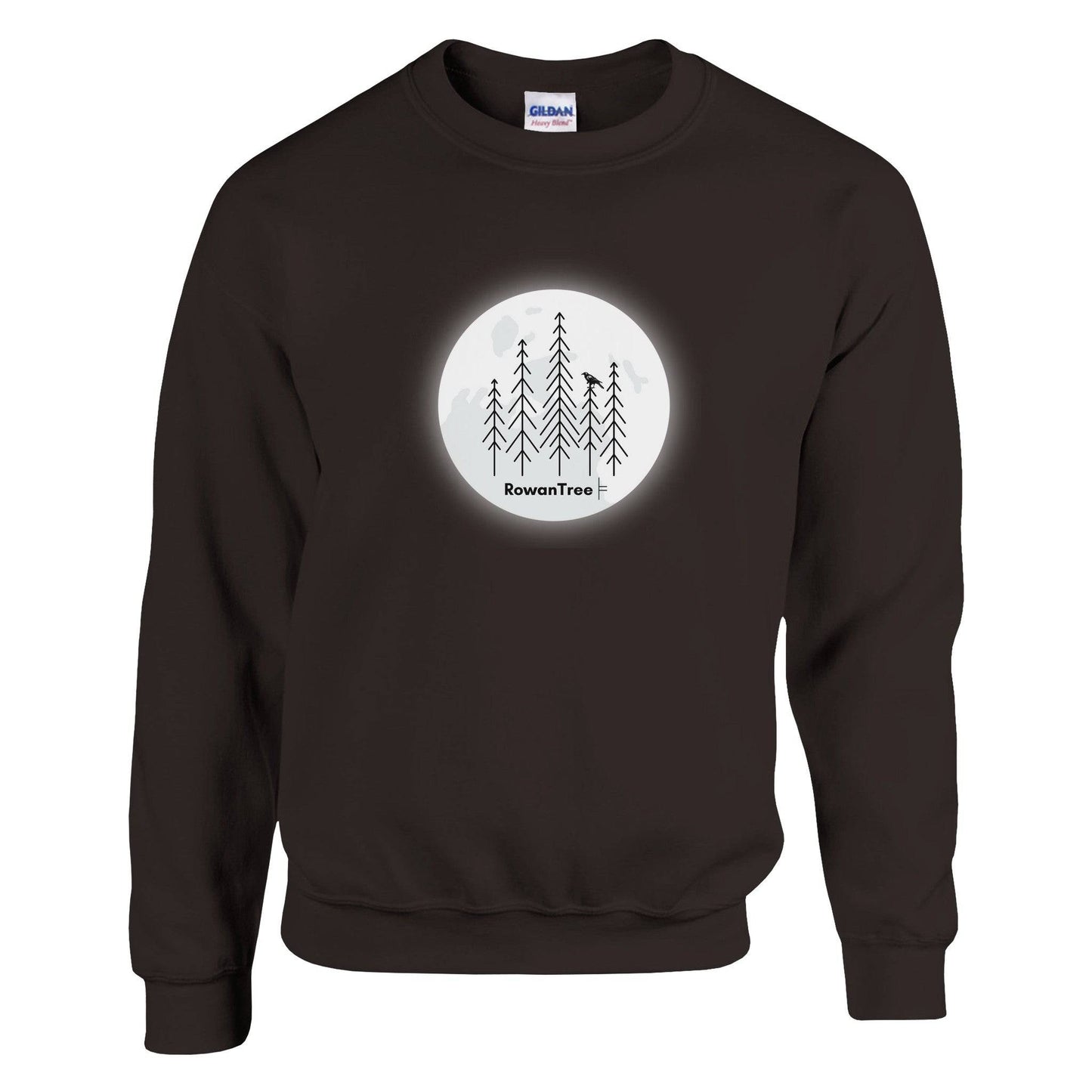 Crowing in the Moon Unisex Crewneck Sweatshirt | Gildan® 18000 - Rowantree Clothing and Accessories Inc