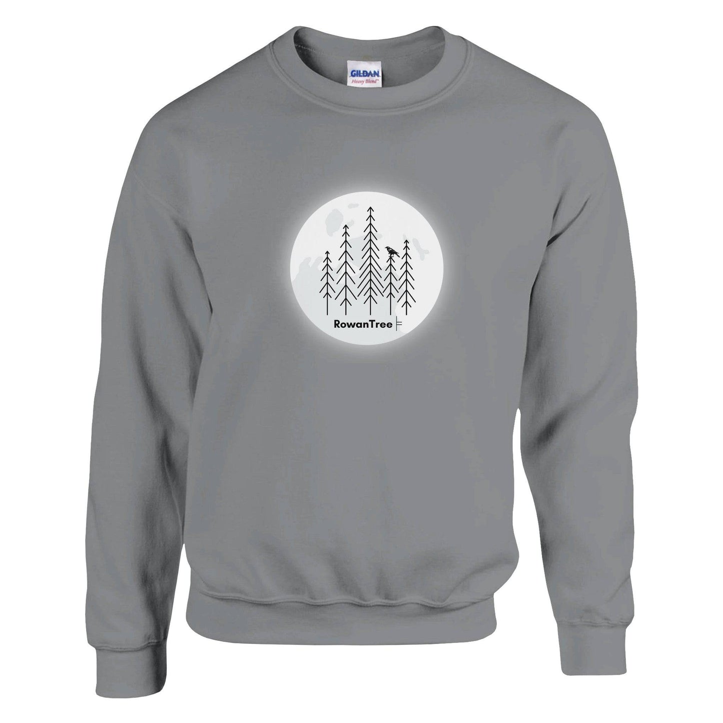 Crowing in the Moon Unisex Crewneck Sweatshirt | Gildan® 18000 - Rowantree Clothing and Accessories Inc