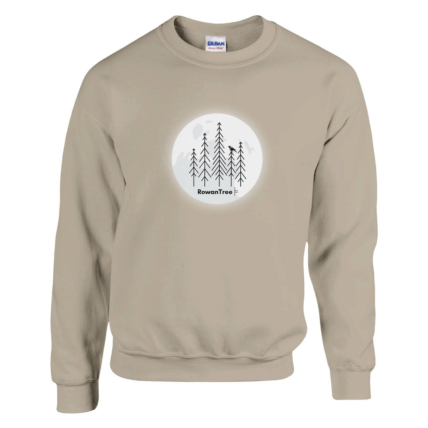 Crowing in the Moon Unisex Crewneck Sweatshirt | Gildan® 18000 - Rowantree Clothing and Accessories Inc