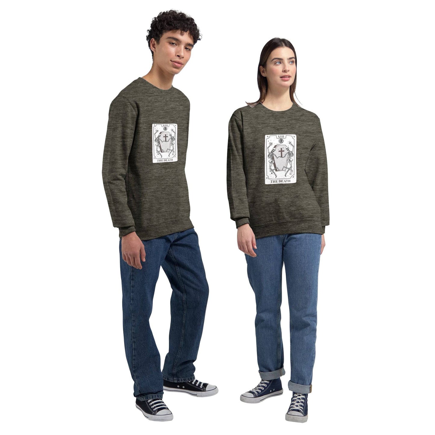 Cycles of Change Premium Unisex Crewneck Sweatshirt - Rowantree Clothing and Accessories Inc