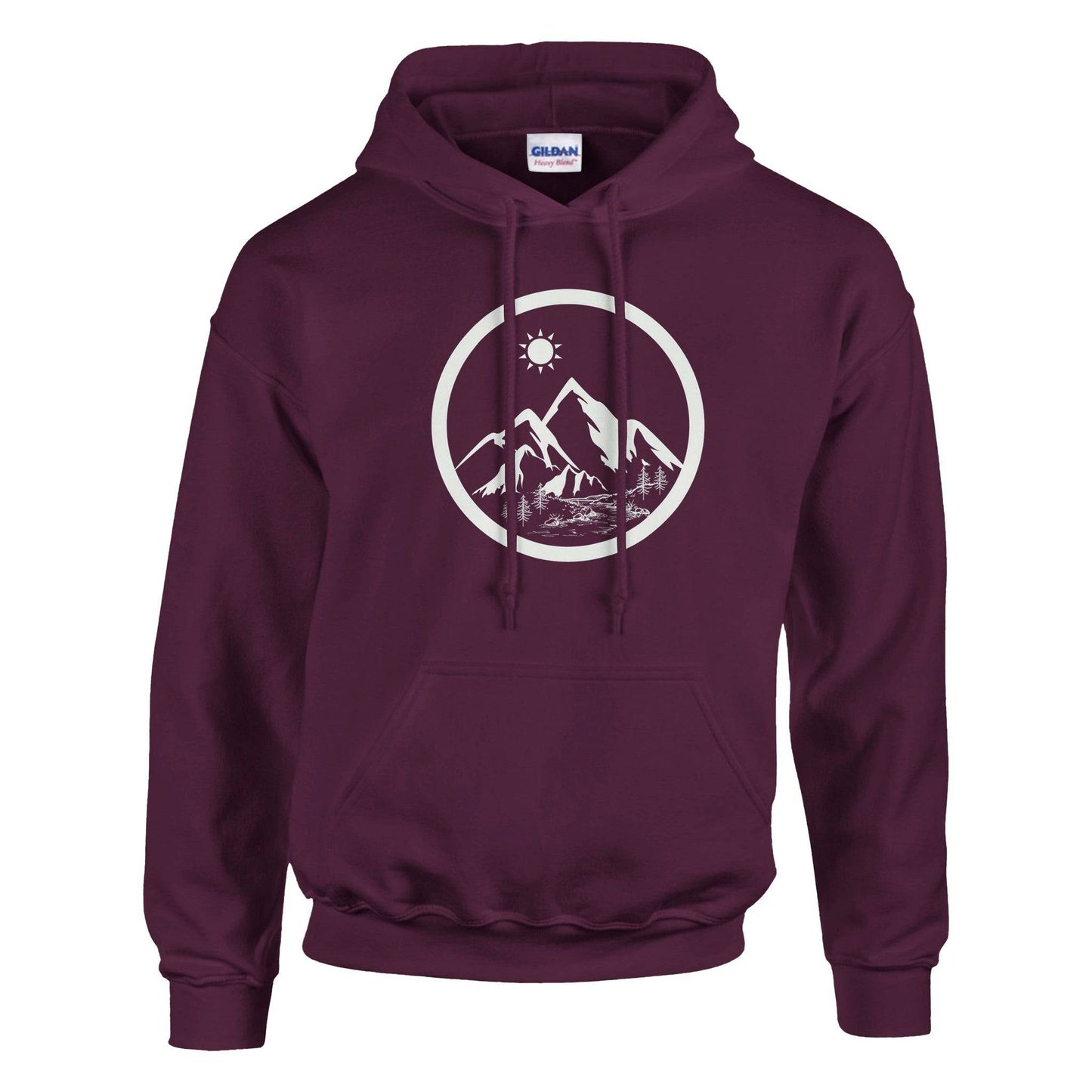 Life in the Mountains Classic Unisex Pullover Hoodie | Gildan® 18500 - Rowantree Clothing and Accessories Inc