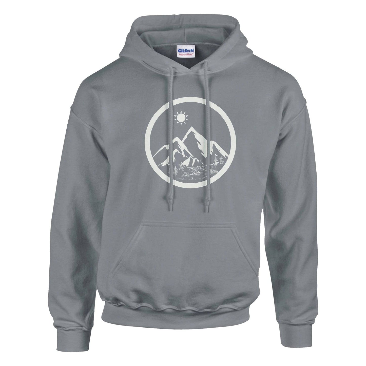 Life in the Mountains Classic Unisex Pullover Hoodie | Gildan® 18500 - Rowantree Clothing and Accessories Inc