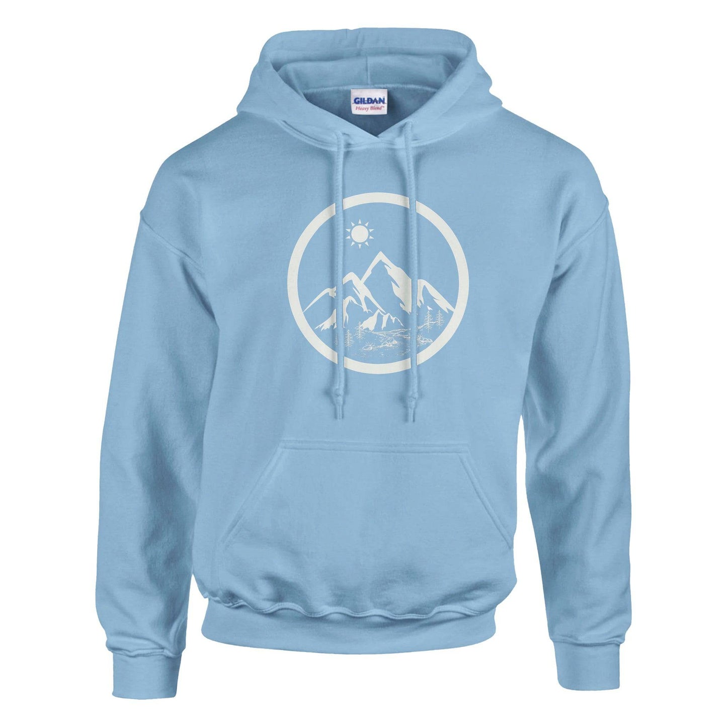 Life in the Mountains Classic Unisex Pullover Hoodie | Gildan® 18500 - Rowantree Clothing and Accessories Inc