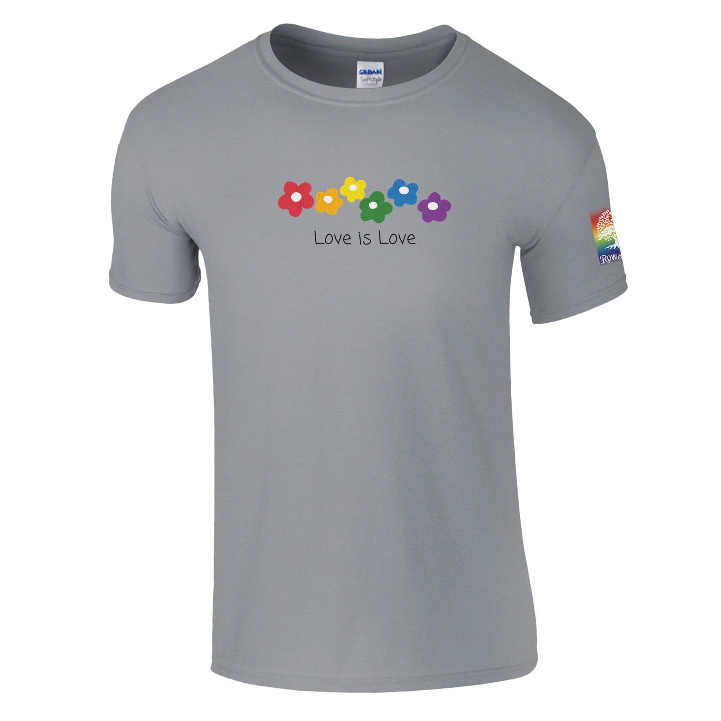 Love is Love Classic Unisex Crewneck T-shirt | Gildan® 64000 White - Rowantree Clothing and Accessories Inc