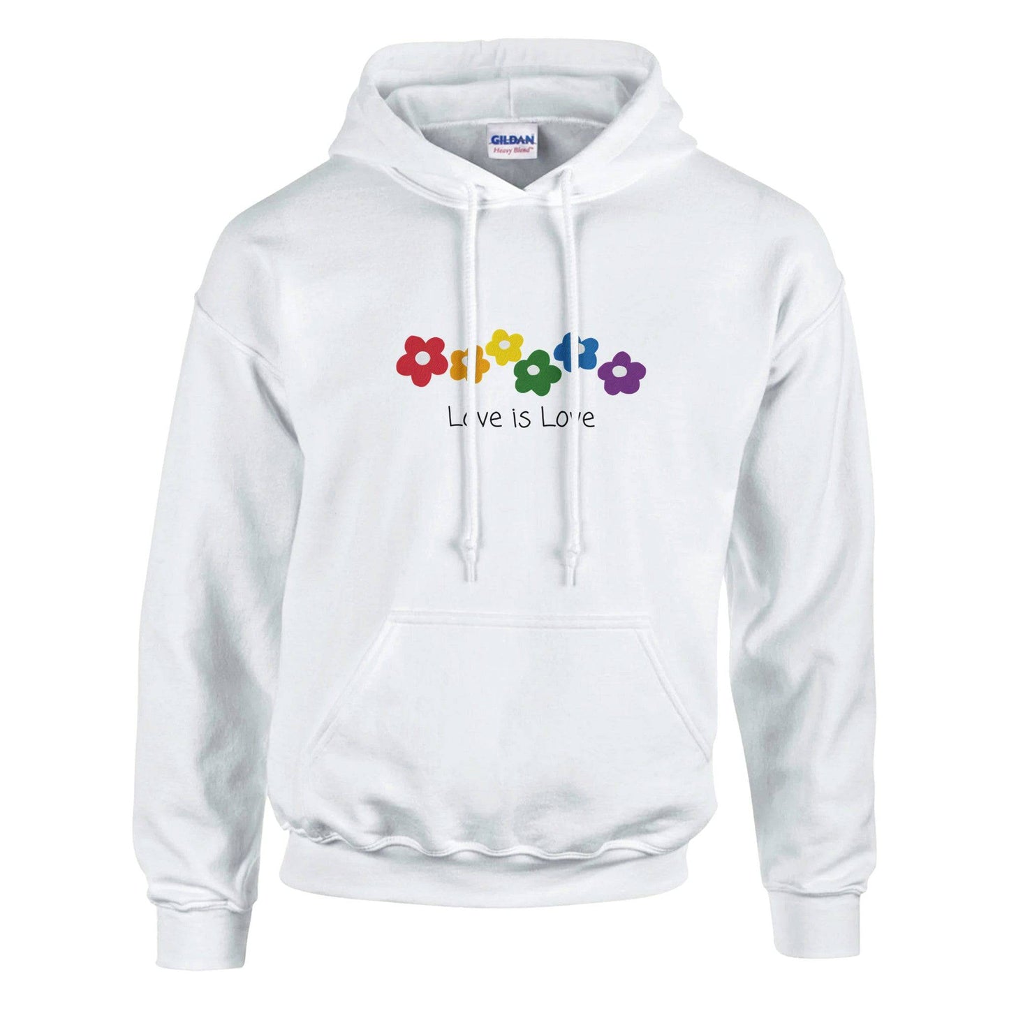 Love is Love Classic Unisex Pullover Hoodie | Gildan® 18500 - Rowantree Clothing and Accessories Inc