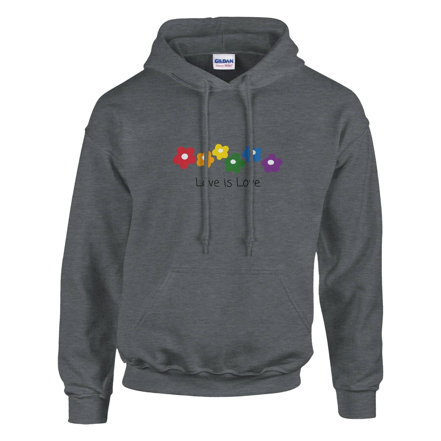 Love is Love Classic Unisex Pullover Hoodie | Gildan® 18500 - Rowantree Clothing and Accessories Inc