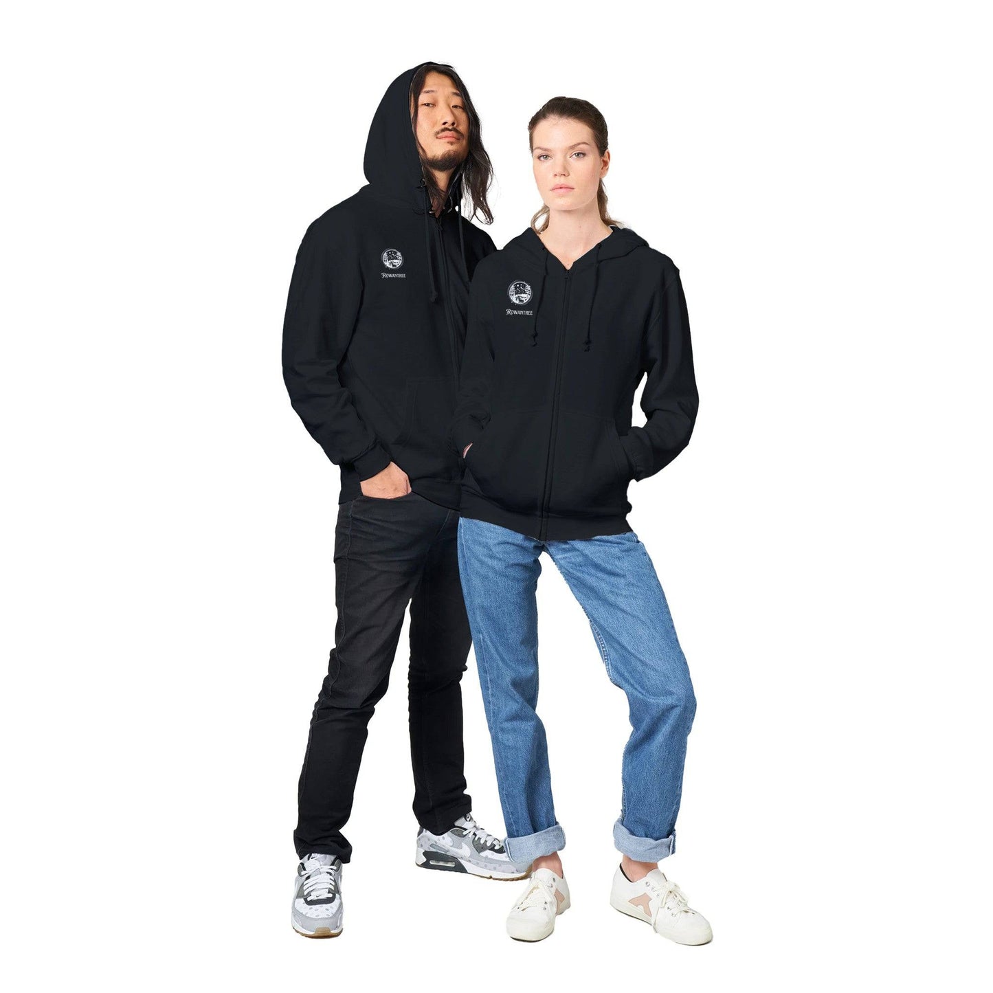 Premium Unisex Zip Hoodies - Rowantree Clothing and Accessories Inc