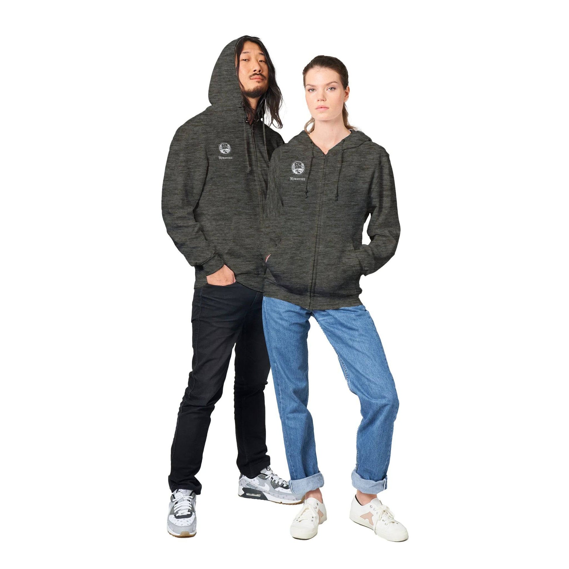 Premium Unisex Zip Hoodies - Rowantree Clothing and Accessories Inc