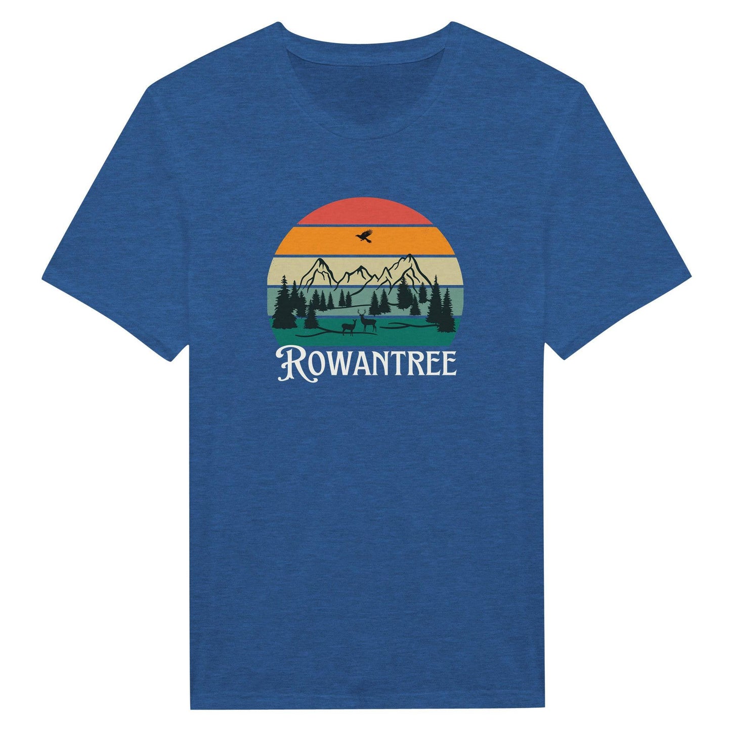 Rowantree Retro Classic Unisex Crewneck T-shirt - Rowantree Clothing and Accessories Inc