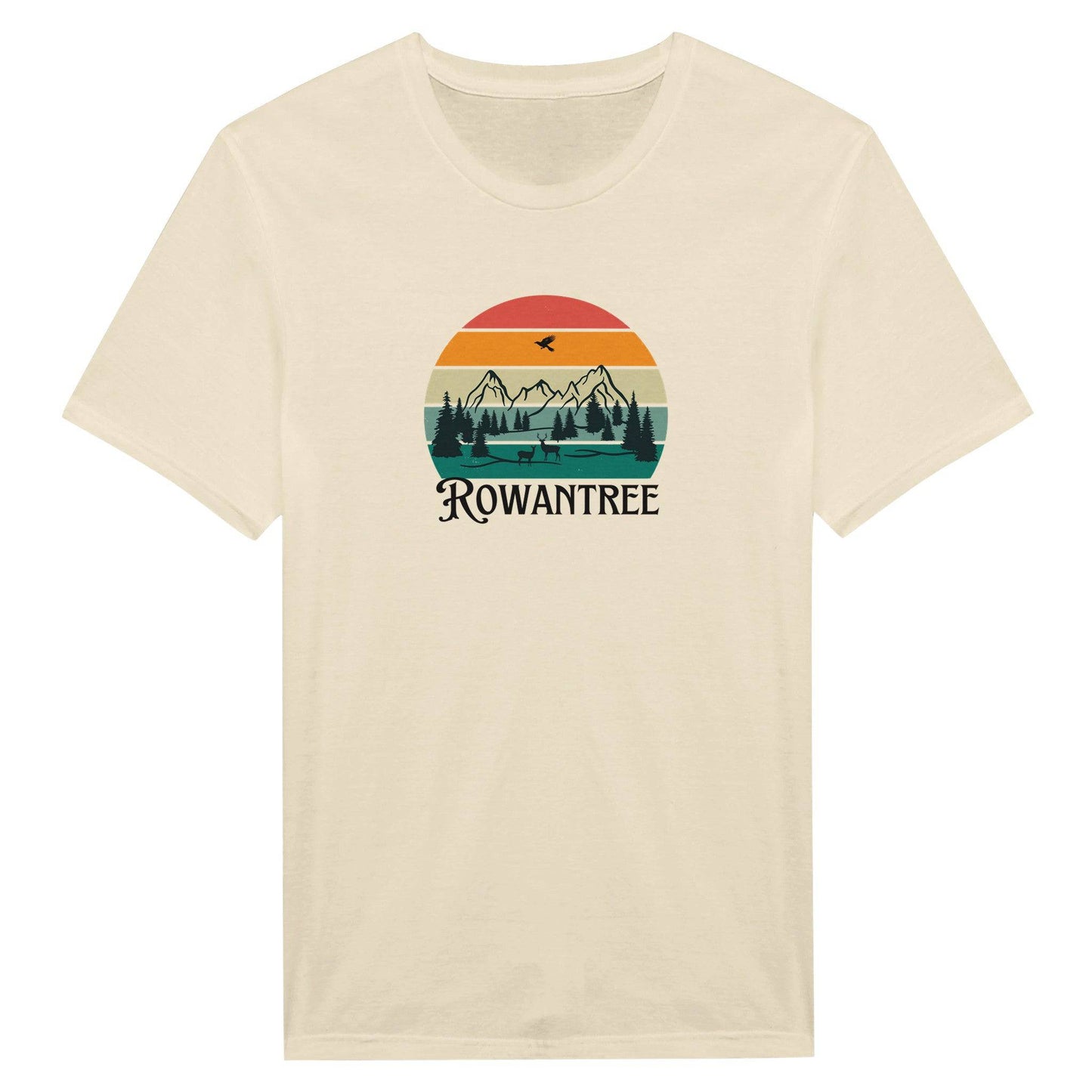 Rowantree Retro Classic Unisex Crewneck T-shirt - Rowantree Clothing and Accessories Inc