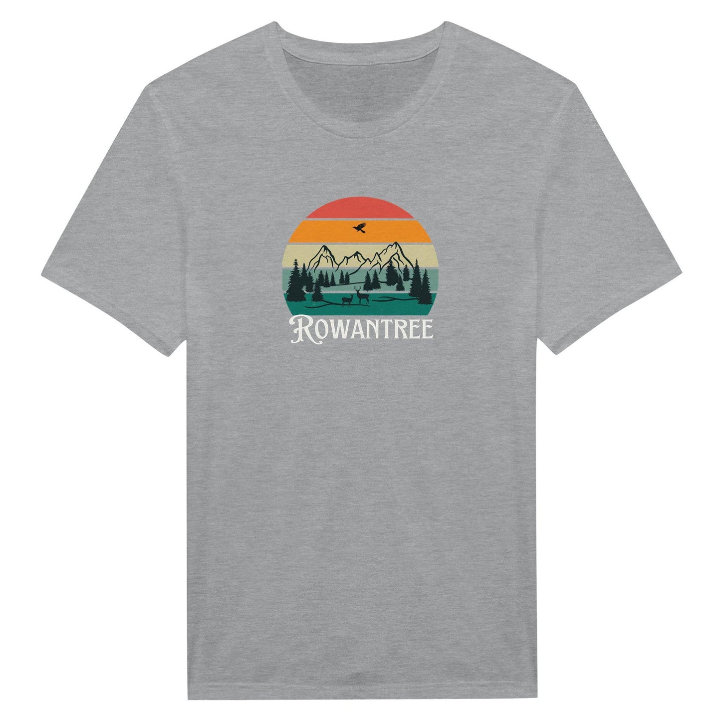 Rowantree Retro Classic Unisex Crewneck T-shirt - Rowantree Clothing and Accessories Inc