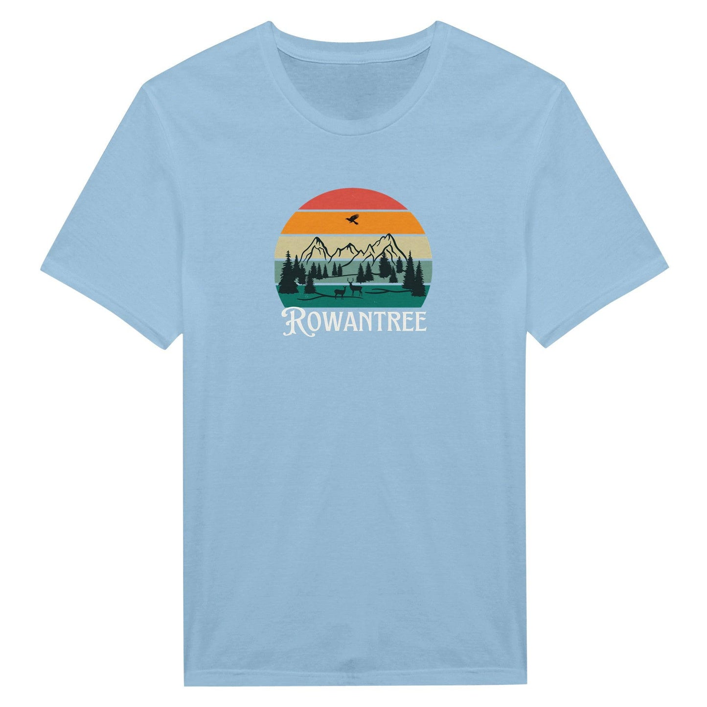 Rowantree Retro Classic Unisex Crewneck T-shirt - Rowantree Clothing and Accessories Inc