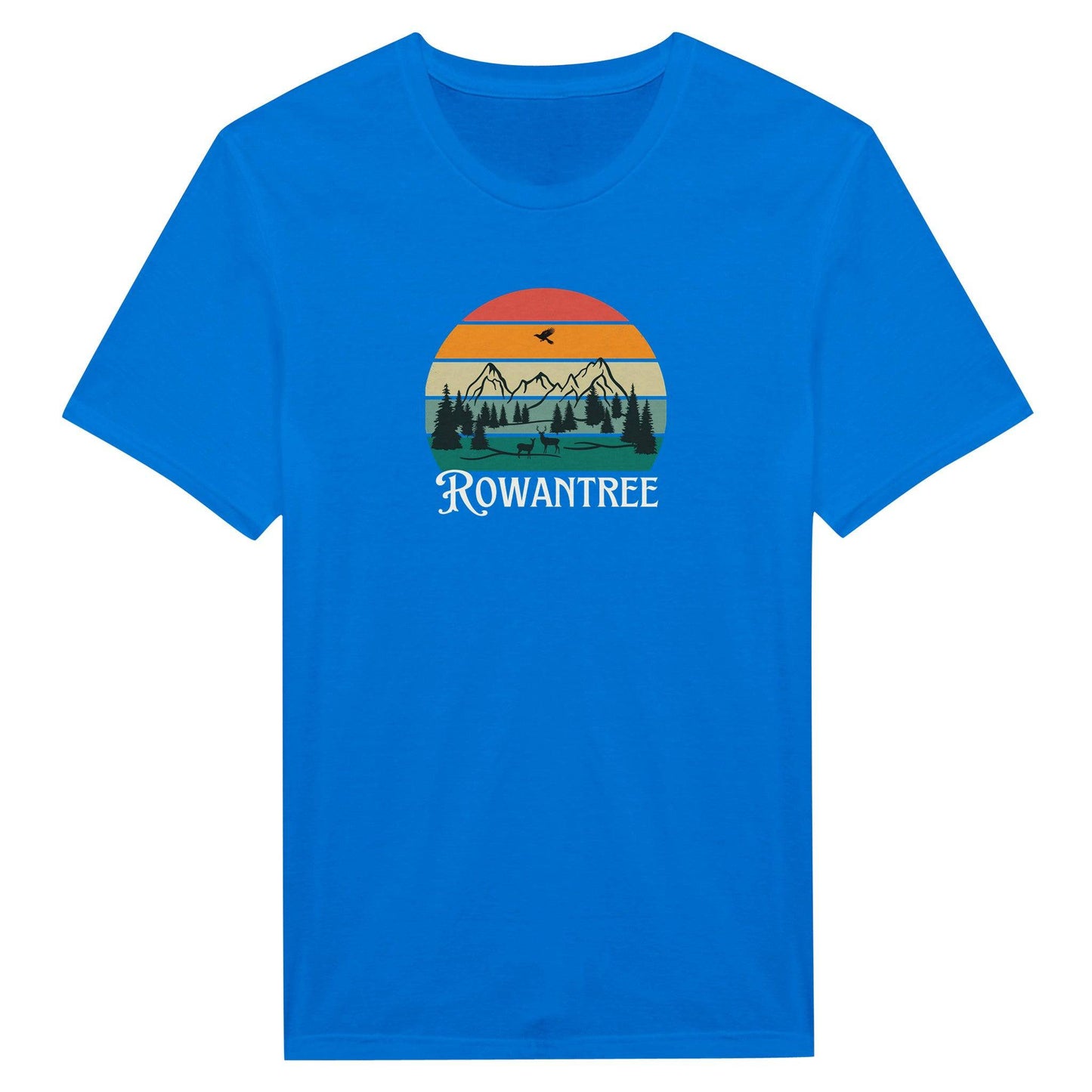 Rowantree Retro Classic Unisex Crewneck T-shirt - Rowantree Clothing and Accessories Inc