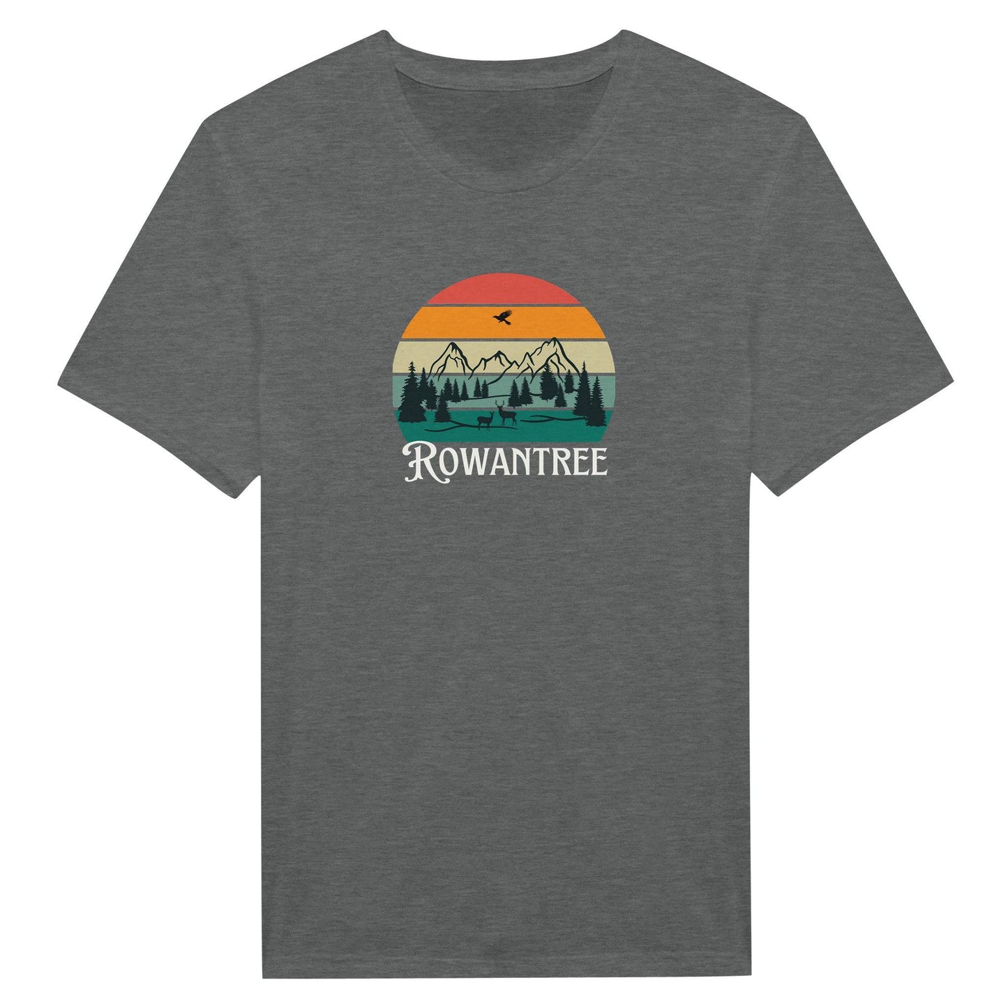 Rowantree Retro Classic Unisex Crewneck T-shirt - Rowantree Clothing and Accessories Inc