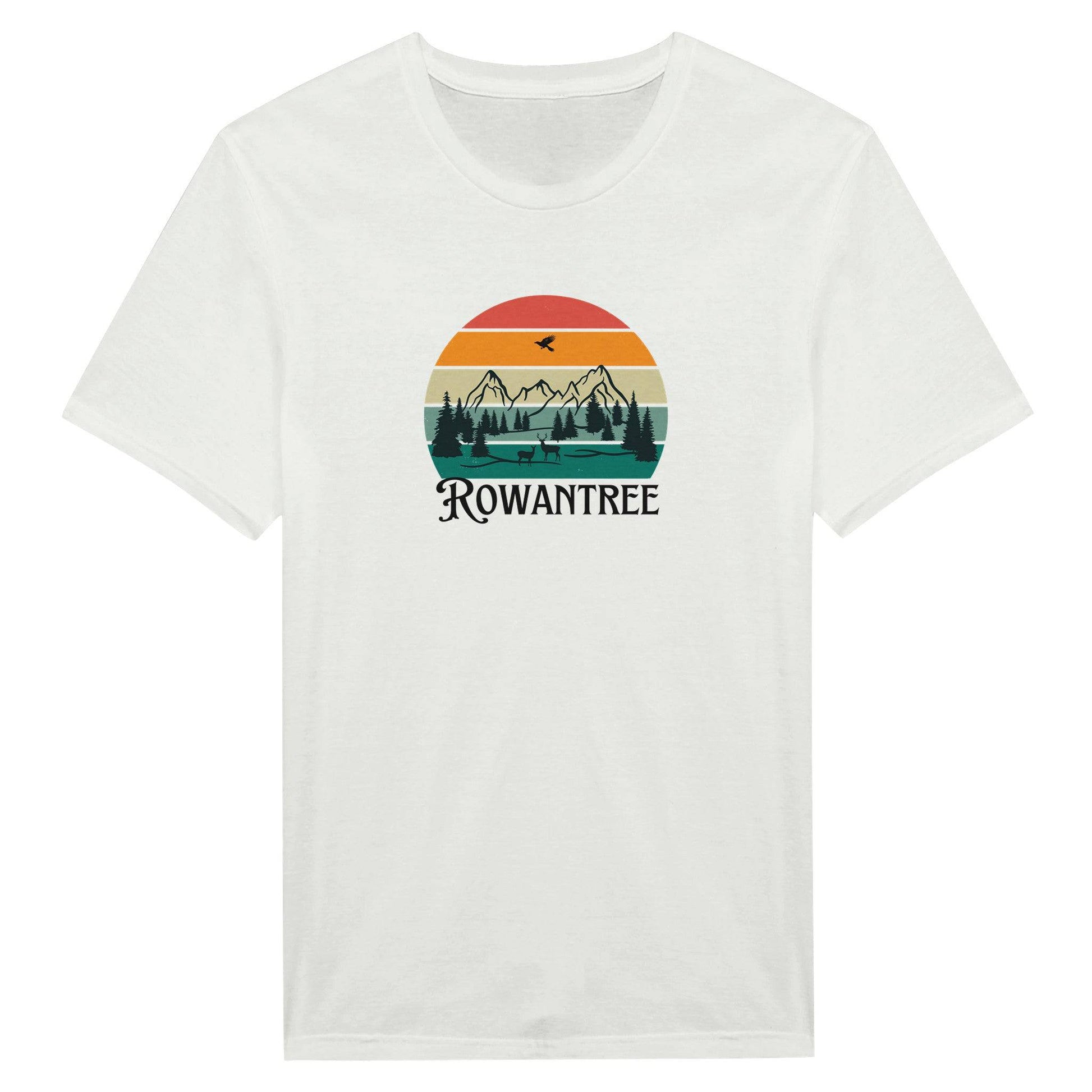 Rowantree Retro Classic Unisex Crewneck T-shirt - Rowantree Clothing and Accessories Inc