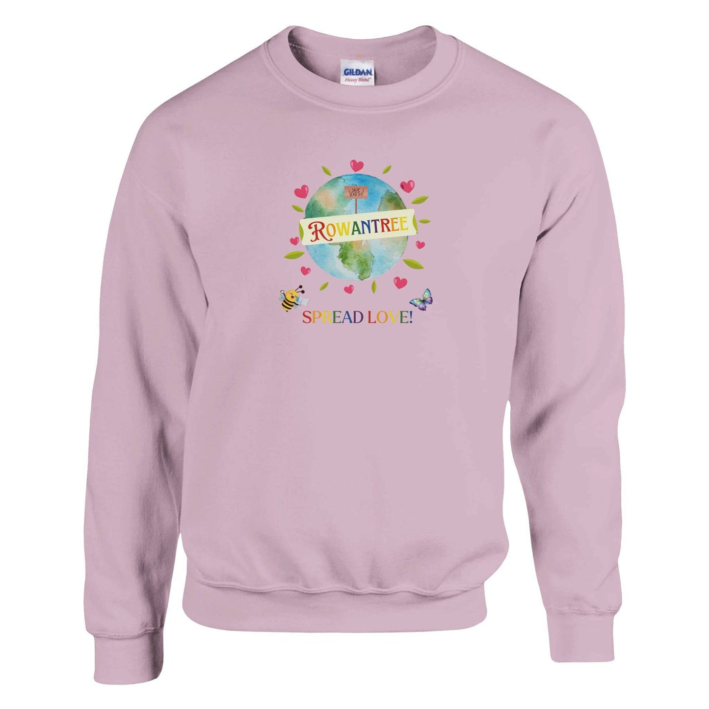 Spread Love Classic Unisex Crewneck Sweatshirt | Gildan® 18000 - Rowantree Clothing and Accessories Inc