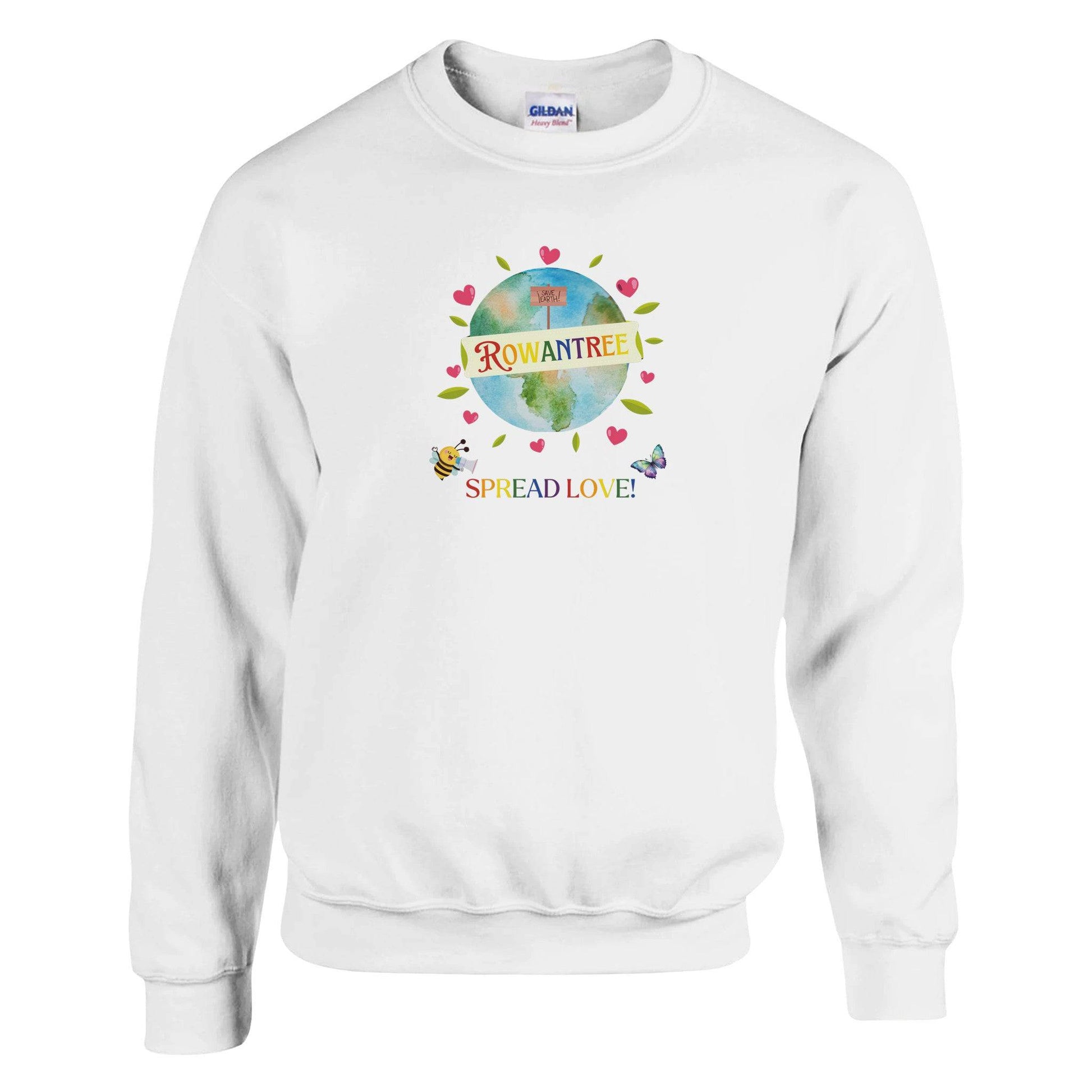 Spread Love Classic Unisex Crewneck Sweatshirt | Gildan® 18000 - Rowantree Clothing and Accessories Inc