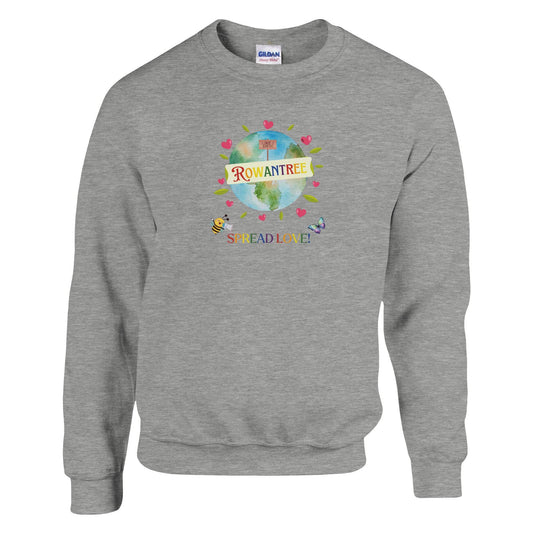 Spread Love Classic Unisex Crewneck Sweatshirt | Gildan® 18000 - Rowantree Clothing and Accessories Inc