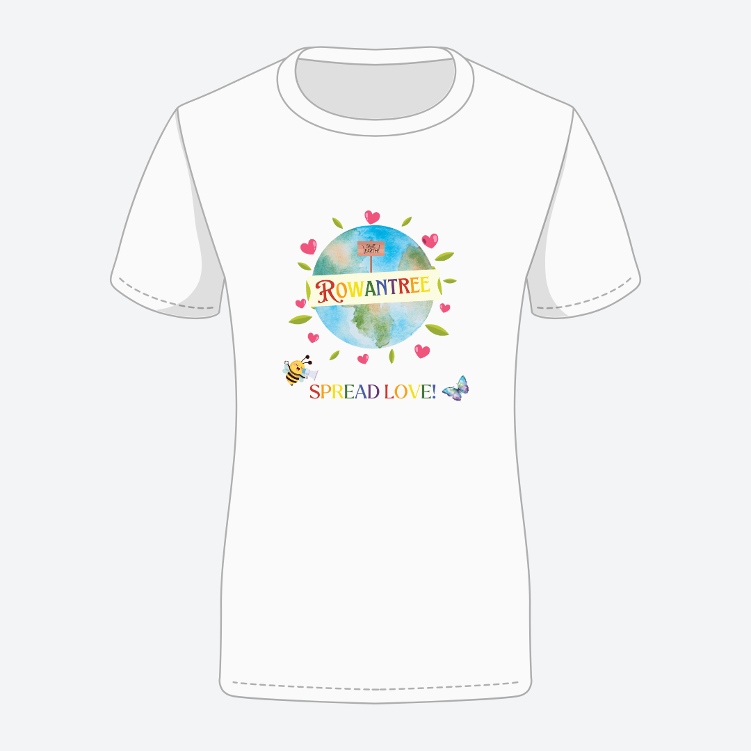 Rowantree Spread Love Tee | Made to Order Women's T-Shirt - Rowantree Clothing