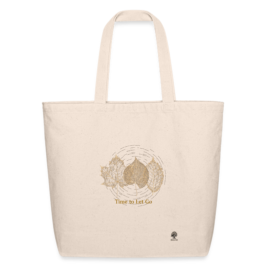 Time to Let Go Eco-Friendly Cotton Tote - Rowantree Clothing and Accessories Inc