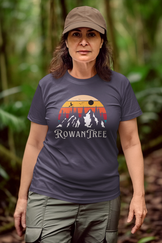 Rowantree Mountains Ring  Spun Cotton T-shirt - Rowantree Clothing 