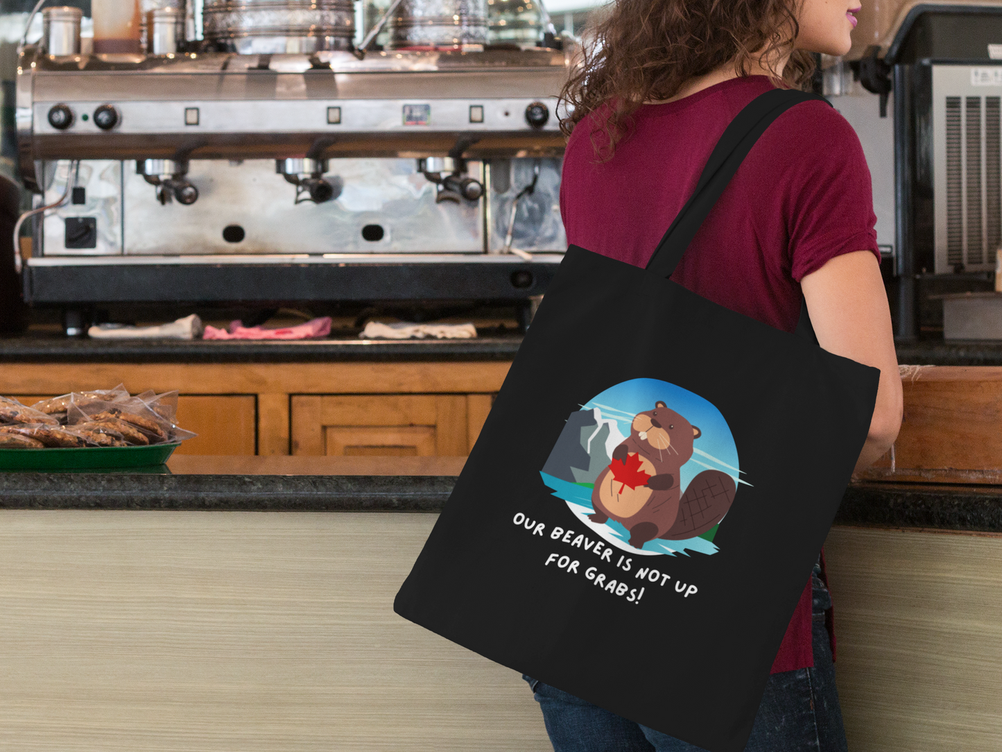 Our Beaver is Not Up For Grabs Canvas Tote