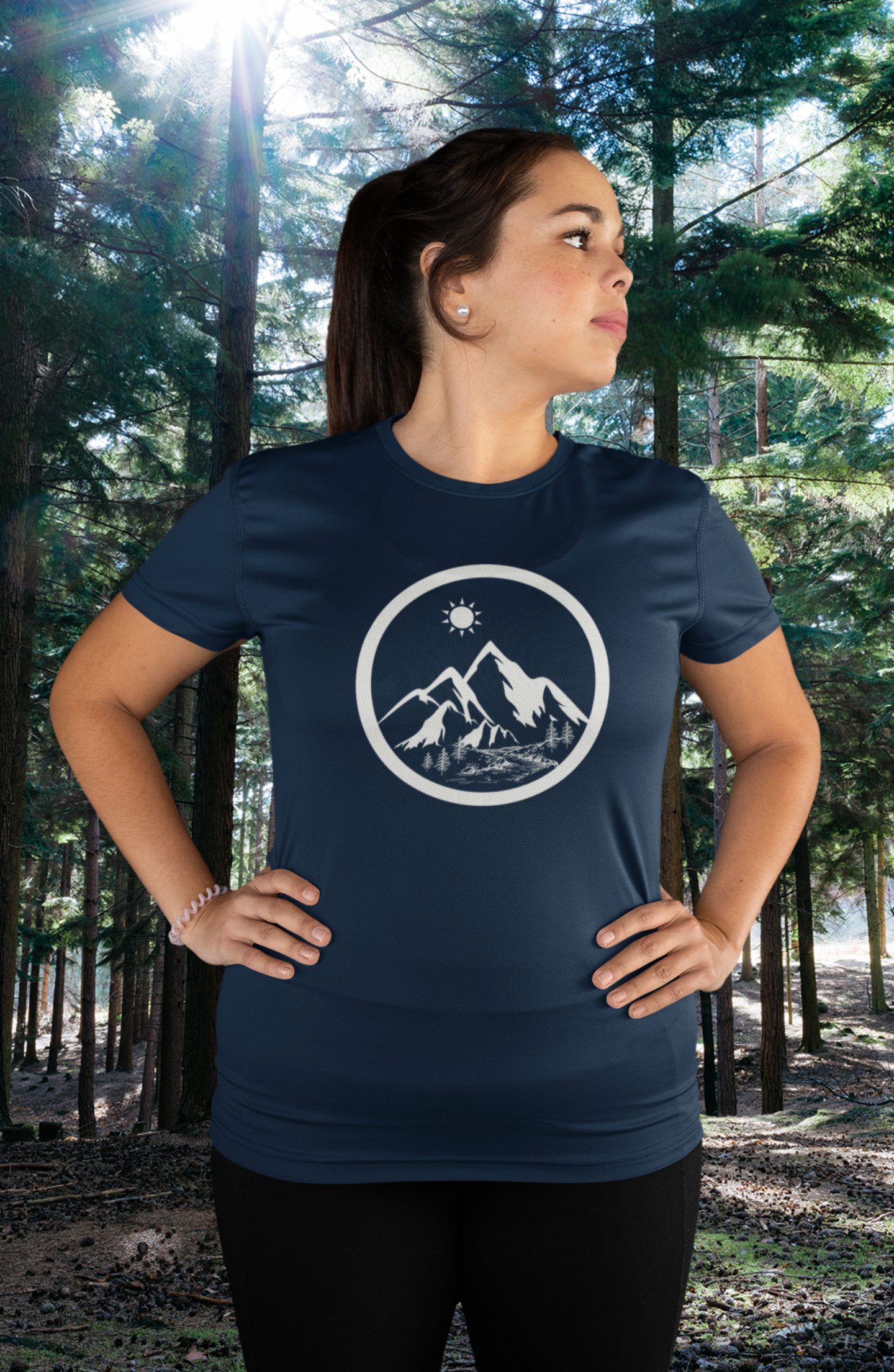 Life in the Mountains- Made in Canada Bamboo T-shirt