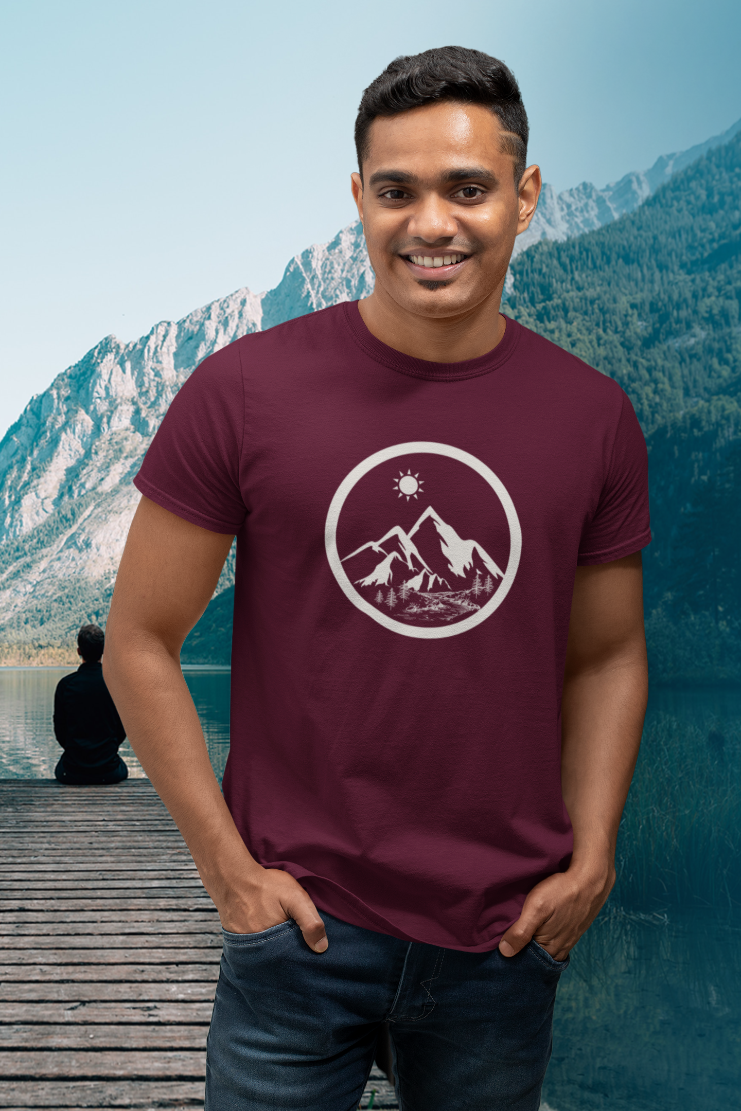 Life in the Mountains- Made in Canada Bamboo T-shirt